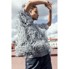 Nisan Triko Püsküllü Triko Kazak