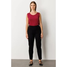 Ekol Dantel Süslemeli Dar Paça Pantolon 1087