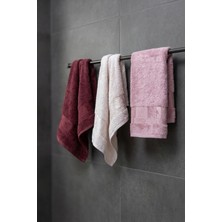 Class Bambu 3'lü 30 x 50 cm Mutfak Havlusu Bordo - Gül Kurusu - Pudra Bamboo Life