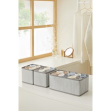 3 Parça Çekmece ve Dolap Içi Düzenleyici Kutu Seti, Çok Amaçlı Organizer