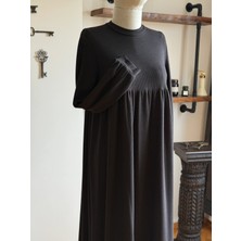 Bel Büzgülü Çift Bantlı Örme Elbise 2316 Navra | Fendel