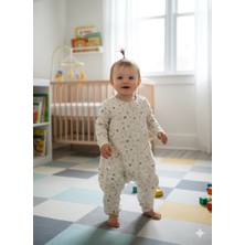 Enhitbaby Uzun Kollu Penye Astarlı 4 Kat Müslin Uyku Tulumu (1.5 Tog)