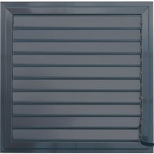 CNE Ticaret 45X50 Alüminyum Menfez Antrasit Uzun Ömürlü Banyo Wc Havalandırma Panjur