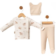 Babycan Little Emu 3'lü Koala Kendinden Eldivenli Zıbın Takımı