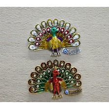 KESK Swaroski Tavuskuşu Magnet ALK3852