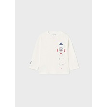 Mayoral Beyaz Bebek Tişört - Mayoral - Beyaz - 36-Ay - 2015-BEYAZ-36-AY