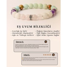 Altınsoy Tesbih ,%100 Doğal Taş Eş Uyum Bilekliği