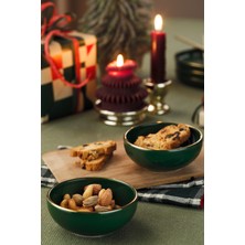 Kütahya Porselen Holyday 2 Parça 10 cm Kase Yeşil