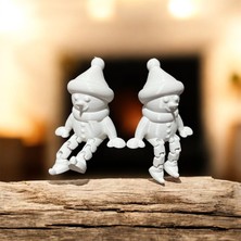 3D Tasarım Kardan Adam Boyama Seti (2Adet)