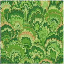Caspari Marbled Ceramica Green Luncheon Napkins - Includes 20 Luncheon Napkins