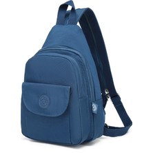 Hüvendo Smart Su Geçirmez Çok Cepli Küçük Boy Günlük Kadın Sırt Çantası Lacivert