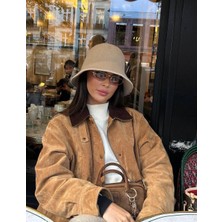 New Station Re Moda Kadın Scuba Süet Ceket