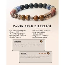 %100 Doğal Taş Anksiyete ve Panik Atak Bilekliği