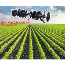 Dalaz, Fırtına FTN-310 Benzinli 6.5 Hp Çapa Makinesi Uyumlu Sıra Ara Bıçagı,fide Arası,pancar Arası Çapalama