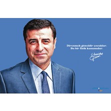 Zerya Selahattin Demirtaş Posteri - Demirtaş Posterleri 5 (Çerçevesiz)