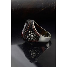 Innuendo 925 Ayar Gümüş Akrep Figürlü Zirkon Taş Erkek Yüzüğü