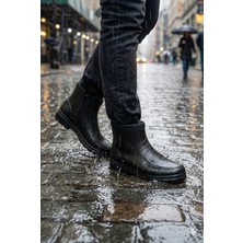 Belix Erkek Kışlık Su Geçirmez Peluşlu Bot 41-45 Siyah