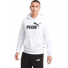 Puma Essential Big Logo Gri Erkek Sweatshirt