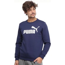 Puma Siyah Ess Big Logo Erkek Sweatshirt