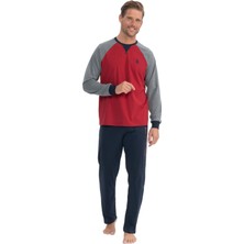 U.s. Polo Assn. Erkek Uzun Kollu Yuvarlak Yaka Penye Eşofman Pijama Takımı S25835