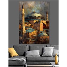 Artmeg Istanbul'daki Sultanahmet Camii Dekoratif Kanvas - Mdf Ahşap Tablo