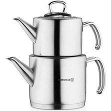 Paslanmaz Çaydanlık Takımı, Şık ve Dayanıklı Set, Hızlı Isıtma