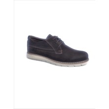 Derimas 02-016 Hakiki Deri Kahverengi Nubuk Erkek Ayakkabı