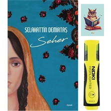 Dara Yayınları Seher - Selahattin Demirtaş  9786052318003 - Dipnot - Sarı Fosforlu Kalem - Not Defterli Seti