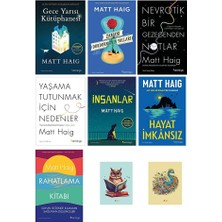 Dara Yayınları Gece Yarısı Kütüphanesi - Hayat Imkansız - Matt Haig Kitapları - Insanlar -Full Set (2 Not Defterli)