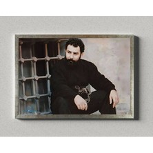 Zerya Ahmet Kaya Resimli Çerçeveli Poster - Ahmet Kaya Posteri (32X47 cm Çerçeveli)