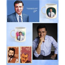 Zerya Selahattin Demirtaş Posterleri ve Kupası Seti (2 Poster - 2 Kupa- 2 Not Defteri)