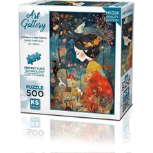 20070 Puzzle 500 A Woman In A Red Kimono