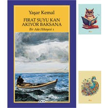 Bir Ada Hikayesi 1- Fırat Suyu Kan Akıyor Baksana - Yaşar Kemal - Yapı Kredi Yayınları -Not Defterli