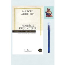 Türkiye İş Bankası Kültür Yayınları Kendime Düşünceler - Marcus Aurelius -  Büro Mavi Tükenmez Kalem
