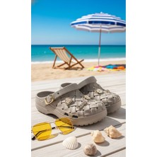 Slipcat Calx Kadın Deniz Plaj Havuz Üstü Kapalı Kaydırmaz Sandalet Crocs Terlik