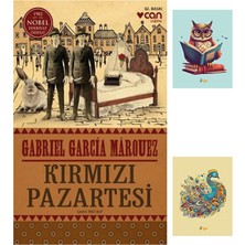 Dara Yayınları Kırmızı Pazartesi 9789750721571 - Gabriel García Márquez - Sarı Fosforlu Kalem - Not Defterli Seti