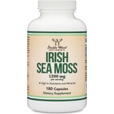 Double Wood Irısh Sea Moss 1200 Mg 180 Kapsül