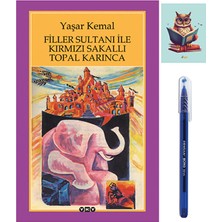 Dara Yayınları Filler Sultanı ile Kırmızı Sakallı Topal Karınca - Yaşar Kemal - Yapı Kredi Yayını- Tükenmez Kalem