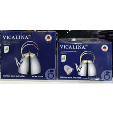 Paslanmaz Çaydanlık Seti 2'li, Şık ve Dayanıklı Ev Aksesuarı