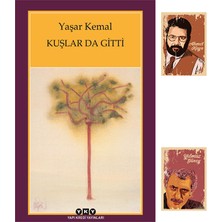 Kuşlar Da Gitti - Yaşar Kemal - Yapı Kredi Yayınları - Ahmet Kaya Yılmaz Güneyli Not Defteri Seti
