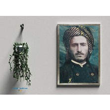 Zerya Postera Qazi Muhammed - Qazi Muhammet Çerçeveli Posteri 3 (32X47 cm Çerçeveli)