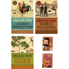 Dara Yayınları G. G. Marquez Romanları - Kırmızı Pazartesi - Yüzyıllık Yalnızlık - Albaya Mektup Yok defterli seti