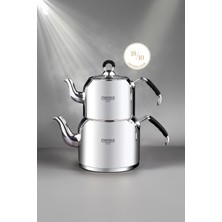 Mini Çaydanlık Takımı, Paslanmaz Çelik, 0,8-1,75 Lt, Şık ve Dayanıklı