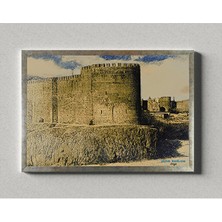 Zerya Postera Bajara Amedê - Diyarbakır Surları Çerçeveli Posteri (32X47 cm Çerçeveli)