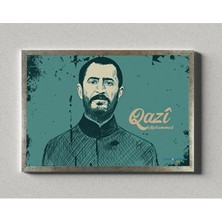 Zerya Postera Qazi Muhammed - Qazi Muhammet Çerçeveli Posteri (32X47 cm Çerçeveli)