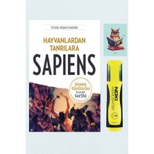 Dara Yayınları Hayvanlardan Tanrılara: Sapiens - Yuval Noah Harari - Sarı Fosforlu Kalem - Not Defterli Seti
