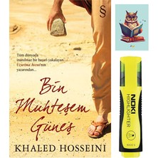 Everest Yayınları Bin Muhteşem Güneş - Khaled Hosseini 9789752894846 - Sarı Fosforlu Kalem - Not Defterli Seti