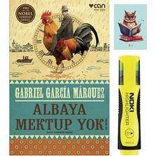 Dara Yayınları Albaya Mektup Yok 9789750725616 Gabriel Garcia Marquez - sarı Fosforlu Kalem - Not Defterli seti