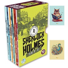 Dara Yayınları Sherlock Holmes Serisi - Maviçatı Yayınları 9786052946176 Özel Not Defterli seti (10 kitap)