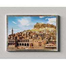 Zerya Postera Bajara Mêrdinê - Mardin Şehri Çerçeveli Posteri 2 (32X47 cm Çerçeveli)